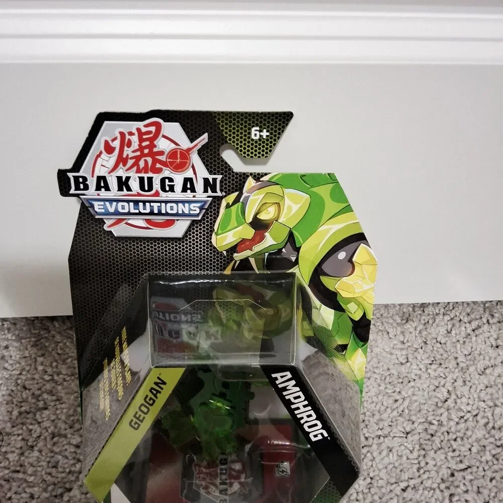 Bakugan Evolutions Geogan Amphrog Action Figure & Collectible Cards Spin Master
